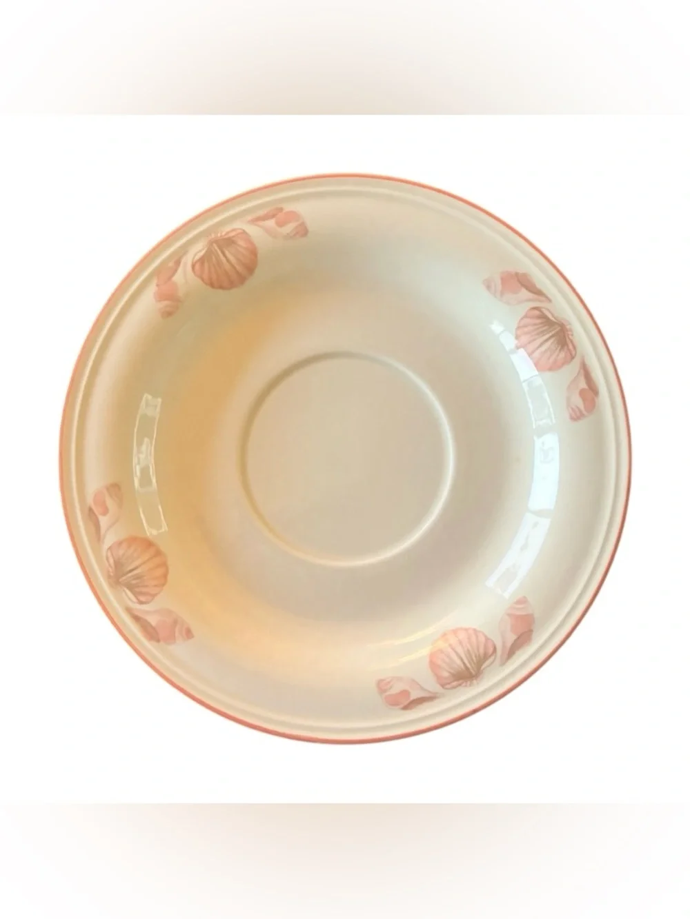 Set of‎ 8 Vintage Sangostone Coquille Seashell Plates